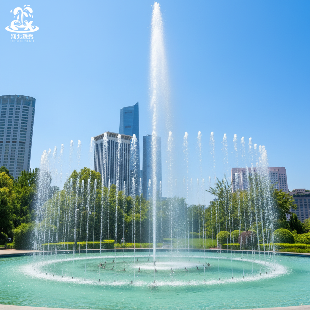 Customized Water Show Music Fountain Factory Wholesale Singing Led Water Fountain Equipment