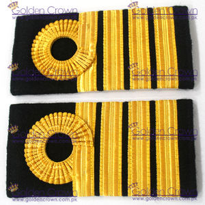 Charretera personalizada de alta calidad con trenza dorada/proveedor de charreteras de hombro - Product Image 2