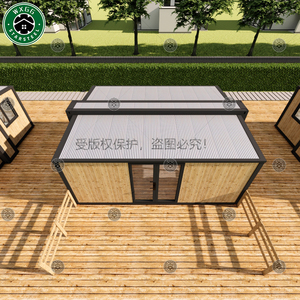 Villa mobile préfabriquée en panneaux sandwich, 2-3 chambres, extensible, maison conteneur en kit, construction rapide - Product Image 5