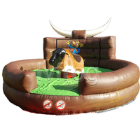 Tapis en PVC de qualité commerciale personnalisé, simulateur de jeu de taureau mécanique gonflable, MOQ 1 pièce