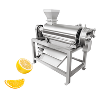 DZJX 0,5 Tonne Petite Presse à Vis Commerciale et Domestique Extracteur de Jus de Myrtille Équipement d'Extraction de Jus de Myrtille