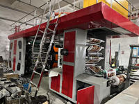Presse d'impression flexographique centrale 6 couleurs 200 m/min Machine d'impression flexographique de type satellite Imprimante flexographique CI à film plastique