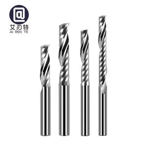 Fraise CNC en carbure de fraise en bout à cannelure unique de haute qualité pour bois acrylique diamètre de tige de 3.175mm OEM personnalisable - Product Image 3