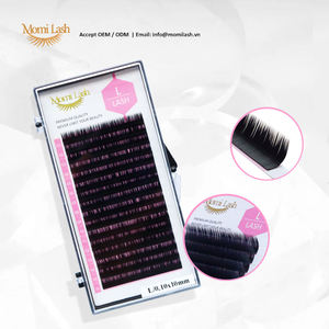 Pestañas voluminosas gruesas de 0,15mm de alta calidad para maquillaje de ojos audaces Extensiones de pestañas L dramáticas Suavidad y comodidad - Product Image 2