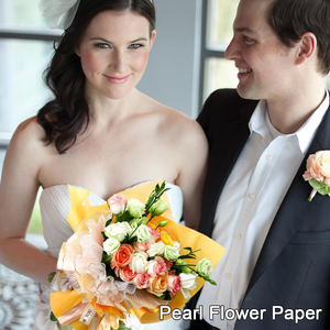 Hot Selling Frilly Bouquet Packaging Mesh Fixed Mesh Waterproof Diy Bouquet with Pearl Gauze - Product Image 2