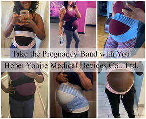 YOUJIE Produk Terlaris Sabuk Ibu Hamil Bahan Kain Ikan Set 3-Potong Lembut Bernapas Elastis untuk Penggunaan Pasca Melahirkan - Product Image 6