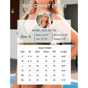 Traje de baño de una pieza con control de abdomen para mujer, traje de baño adelgazante con cuello en V y malla, color marrón M - Product Image 6