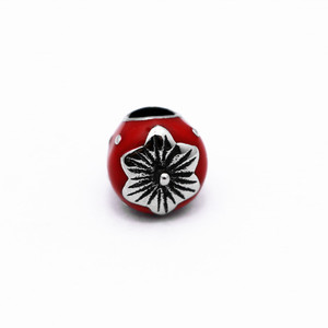 yunnique Stainless Steel <b>Bracelet</b> With <b>Red</b> Strawberry Bead Epoxy Resin Charm Unisex Gift Jewelry - Product Image 2