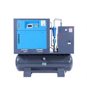 Compresor de Tornillo Integrado 4 en 1 de 7.5KW 10HP con Secador de Aire y Tanque de Aire de 12L, 8 Bar, 380V 50Hz - Product Image 2