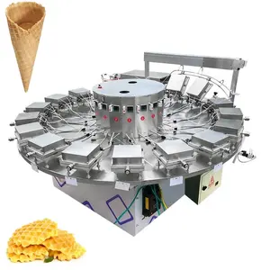 Industrial Big Electric Egg Roll Wrapper Rolling Mold Machine Ice Cream Waffle Cone Maker Machine