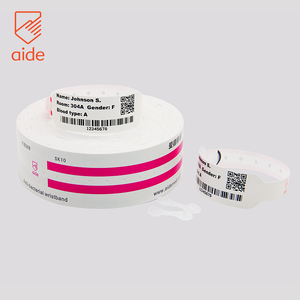 Bracelet en papier thermique Bracelet d'hôpital médical Bracelet thermique direct imprimable Roll Bracelets médicaux thermiques directs - Product Image 1