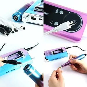Câble de connexion pour manucure, 1/1,5 m, rechargeable, pour machines à polir les ongles à double tête avec port DC, accessoires de manucure - Product Image 5