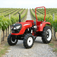 China 50 PS EPA 4x4 Kleiner Traktor mit Frontlader und Baggerlader, Traktoren, LKWs, Landwirtschaft, Mini-Traktor
