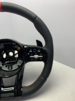 Volant sport Mercedes-Benz W124 en cuir avec rayons en fibre de carbone - 4/3 rayons - Compatible avec les classes E/S/G/C (W204/S320)