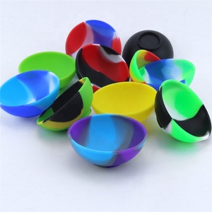 Cuenco de silicona colorido al por mayor almacenamiento de tabaco mini contenedor de hierbas personalizado - Product Image 1