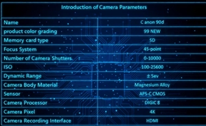 Appareils <span class=keywords><strong>photo</strong></span> numériques Canon <span class=keywords><strong>90D</strong></span> 4K d'occasion, 32,2 MP, CMOS, idéal pour les passionnés d'imagerie, grade <span class=keywords><strong>90d</strong></span>, vidéo 4K + photos haute résolution - Product Image 6