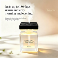 Diffuseur d'arômes en verre longue durée KAINUOYA 500 ml avec lumière d'ambiance et aide au sommeil pour la maison, l'hôtel et la chambre à coucher