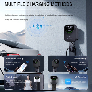 Nouvelle borne de recharge murale Star Smart 7KW pour véhicules électriques, <span class=keywords><strong>Type</strong></span> <span class=keywords><strong>2</strong></span>, avec application, RFID, NFC, 4G, câble de 5 m, protection contre les fuites, pour extérieur IP65, CE - Product Image 3