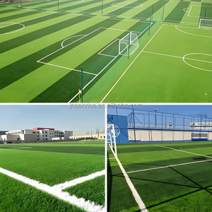 Revêtement de sol sportif, gazon artificiel, haute durabilité, 40-50 mm, haute densité, souple, terrain de football intérieur/extérieur - Product Image 6