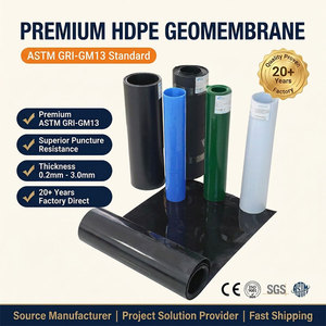 Geomembrana de HDPE para Impermeabilización, Lámina para Revestimiento de Estanques, para Acuicultura de Tilapia, Tanques Redondos, Piscinas - Product Image 1