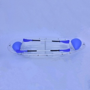 Canoë-kayak transparent à fond clair de 11 pieds pour 2 personnes, en matériau composite, très populaire - Product Image 2