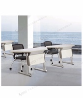 Taille facultative et forme table de conférence pliante formation bureau bureau de réunion de formation HD-02A