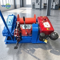 Treuil diesel 3 tonnes, Treuil diesel 10 tonnes, Treuil à câble diesel 2 tonnes complet