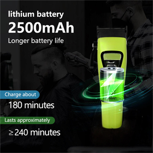 Nuovo Regolabarba Elettrico Visibile con Motore, Alimentazione USB, Batteria agli Ioni di Litio, Uso Domestico, Lunghezze Regolabili, Lama DLC, per Barbiere - Product Image 5