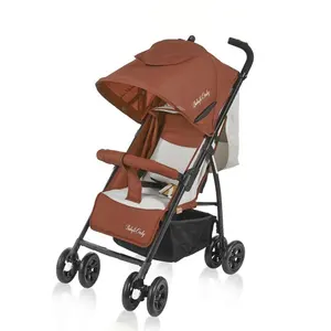 Soft High Landscape Portable Baby Stroller with Wheel Customized Colors Folding Children Trolley