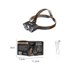 Cao BRIGHT 5 * P30 2500lumens ngoài trời khẩn cấp Torch USB có thể sạc lại COB đèn pha đèn <span class=keywords><strong>LED</strong></span> đèn pha đèn pha - Product Image 6