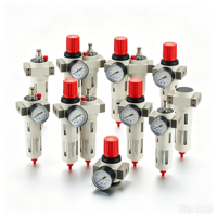 ALITAIR Série OU FR.L – Combinaison FRL (Filtre, Régulateur, Lubrificateur) pour Compresseur d'Air Pneumatique