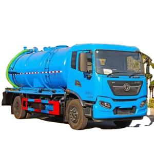 Dongfeng รถดูดสิ่งปฏิกูล16 CBM รถดูดสิ่งปฏิกูลเครื่องยนต์เดียวเกียร์ธรรมดา EURO3-5ดีเซล - Product Image 1