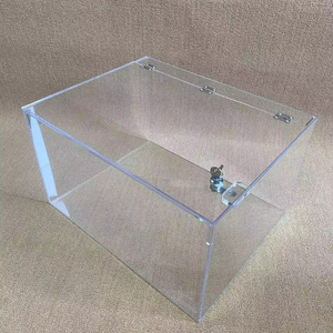 Tùy chỉnh kích thước & logo trong suốt Acrylic bị khóa hộp-Trường hợp hiển thị an toàn cho các mặt hàng có giá trị & đồ trang sức - Product Image 1