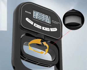 Tendance du moment : Vente en gros transfrontalière d'un tensiomètre électronique en plastique pour la mesure de la force de préhension - Product Image 3