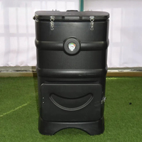 Composteur thermique à flux continu Vertak 110L pour jardin, avec thermomètre, vente en gros