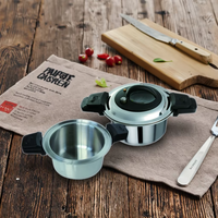 Ensemble de casseroles en acier inoxydable à basse pression de la marque YONGDA, best-seller, respectueux de l'environnement, avec couvercle pour cuisinières à gaz et à induction