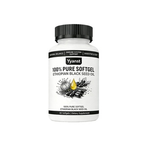 HIGH QUALITY Black <b>Seed</b> OIL Softgel Capsules Supplement Oil Capsules IMMUNITY SUPPORT & DIGESTION COMFORT - Product Image 1