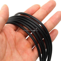 Vente directe de bandes d'étanchéité en caoutchouc rond noir EPDM NBR FKM de 8 mm, joints toriques disponibles, découpe sur mesure, en stock de l'usine de Hebei