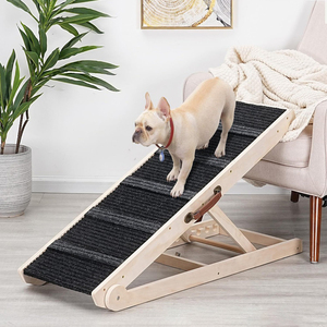 Cross-border Spot Foldable Solid Wood Extended Long Dog Climbing Frame Grinding Claw Rack Pet Climbing Stairs Ramp Climbing Stai - Product Image 6