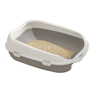 <b>Extra</b> <b>Large</b> Cat Litter <b>Box</b>, Giant Anti-Splash Cat Toilet, Small Size Anti-Odor Cat Litter <b>Box</b>, All Cat Supplies, Pooping - Product Image 1