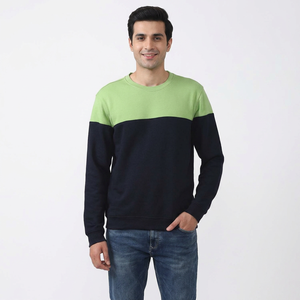 เสื้อสเวตเตอร์แขนยาวของผู้ชายคอเสื้อแบบลำลองสำหรับฤดูใบไม้ร่วง - Product Image 1
