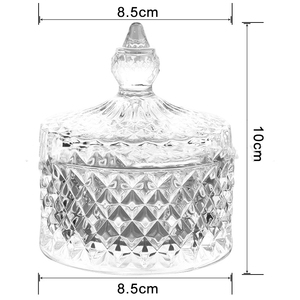 Venta al por Mayor de Frascos de Vidrio Transparente WHY78 con Tapa para Almacenamiento de Alimentos, Dulces, Frutos Secos, Contenedor Multigrain para Cocina - Product Image 2