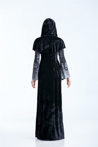 Disfraz de Halloween para mujer, disfraz de Demonio Negro, disfraz de Navidad, disfraz de bruja, vestido de Dios vampiro de la muerte - Product Image 3