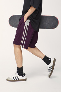 Hot Selling Custom Logo <strong>Men</strong> Patchwork Quick Dry <strong>Shorts</strong> <strong>Joggers</strong> Striped Wide <strong>Leg</strong> Pants Causal <strong>Men</strong> Sweatpants - Product Image 3