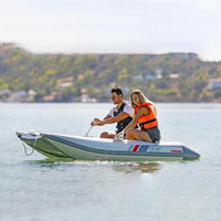 Barco inflable de 9 '4 "11' para lancha rápida, barco catamarán inflable que se puede utilizar con motor