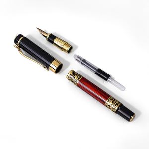 Pluma Estilográfica de Metal con Patrón de Madera Vintage, Personalizada, de Alta Calidad, para Estudiantes, de Lujo, con Logotipo - Product Image 5
