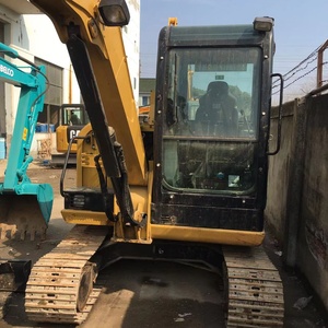 Mini-excavatrice CAT 305.5E, équipement de construction, jaune, sur chenilles - Product Image 2
