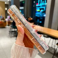 Coque de protection tendance en métal avec diamants et paillettes dégradées pour iPhone 17 16 15 Pro Max