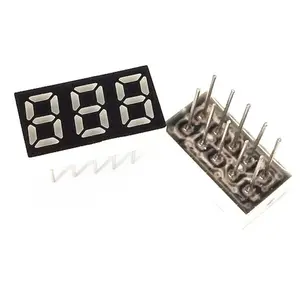 Jstronic Smallest dip 10 pins 0.25 inch 3 digit 7 segment led display