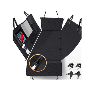 Housse de siège auto pour chien, extra large pour la banquette arrière, avec fond rigide et extensible, convient à tous les véhicules - Product Image 1